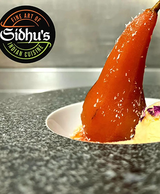 Sidhu’s Restaurant Perth  Poached Pear